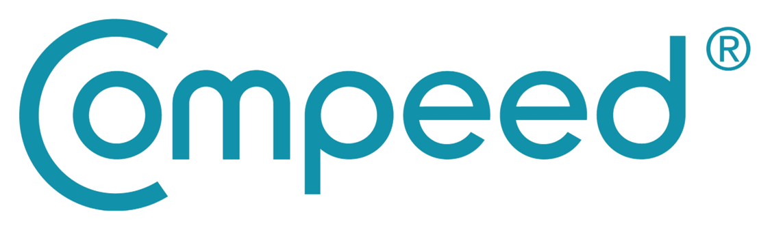 Logo de la marque compeed disponible en pharmacie