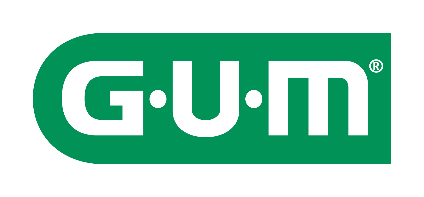 Logo de la marque gum disponible en pharmacie