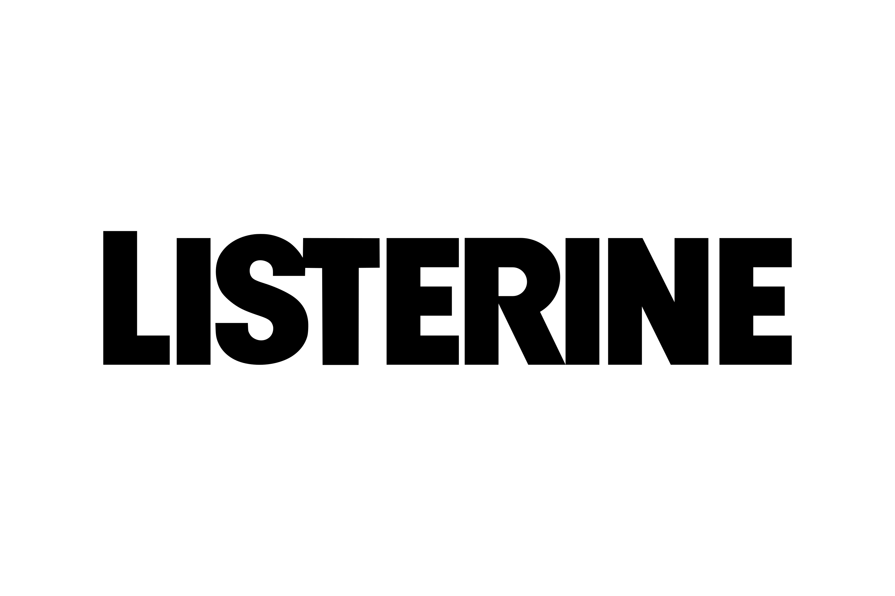 Logo de la marque listerine disponible en pharmacie