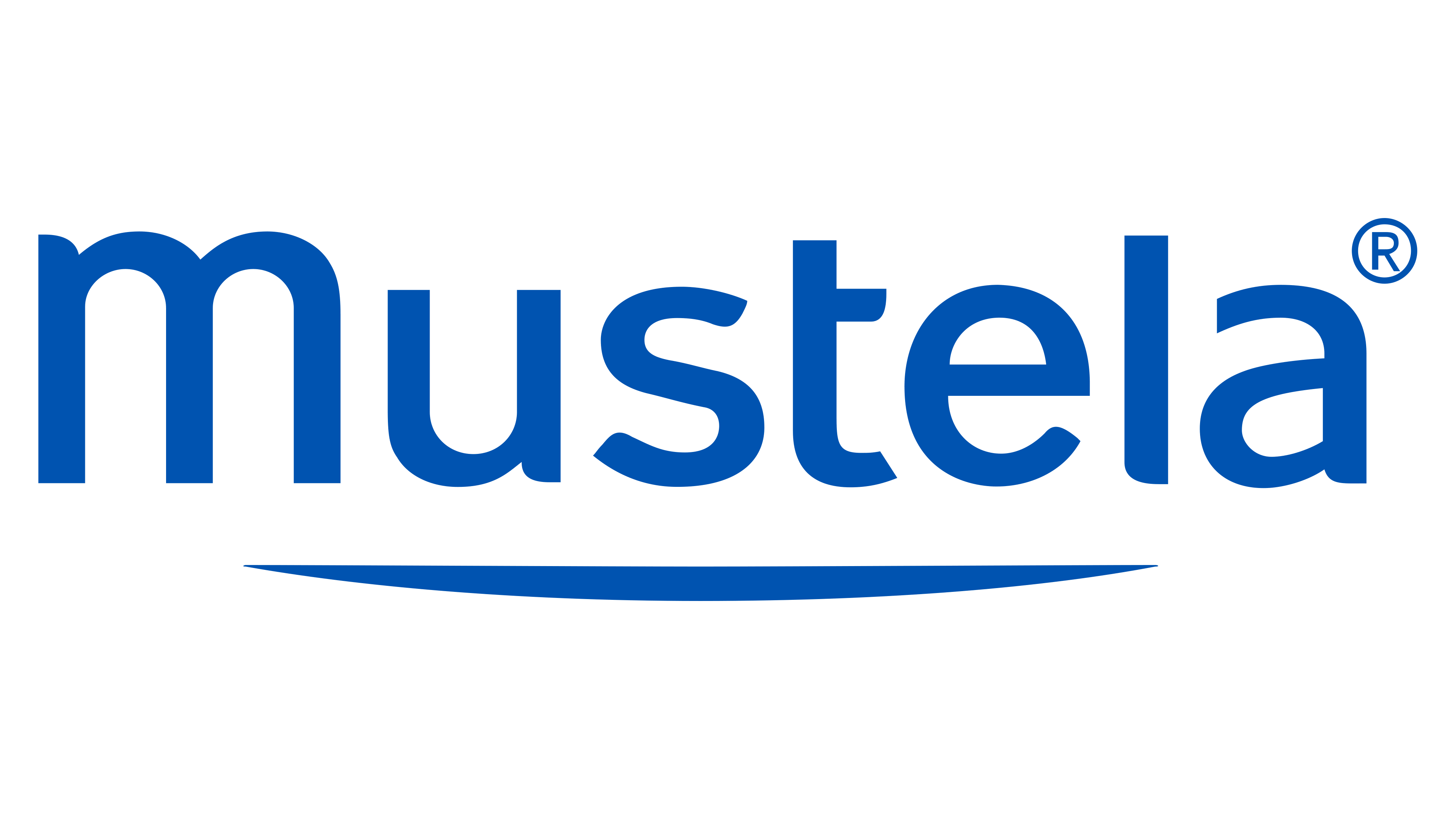 Logo de la marque mustela disponible en pharmacie