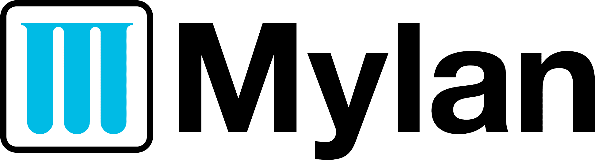 Logo de la marque mylan disponible en pharmacie